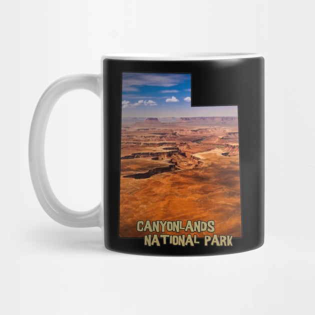 Utah State Outline - Canyonlands National Park by gorff